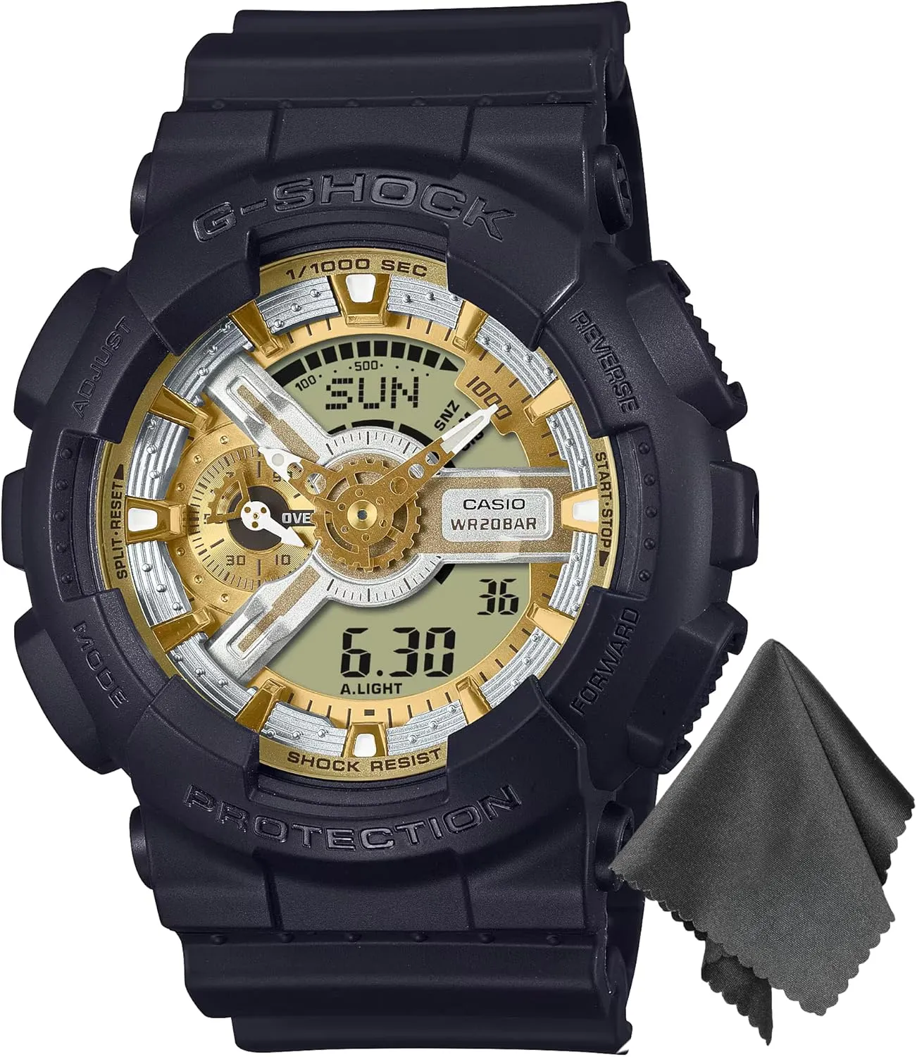 - Casio ideology everest controllable fluctuation beverage Watch Men 200 M. Water Resistance, 3 Year Battery, Alarm, LED Backlight G-Shock Watch Analog/Digital Bundled with OSP Cleaning Cloth 