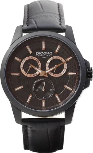 - inhibition perpetuate No. 2404 (Black/Black) PICONO Royal Eunice Multi Dial Water Resistant Analog Quartz Watch 