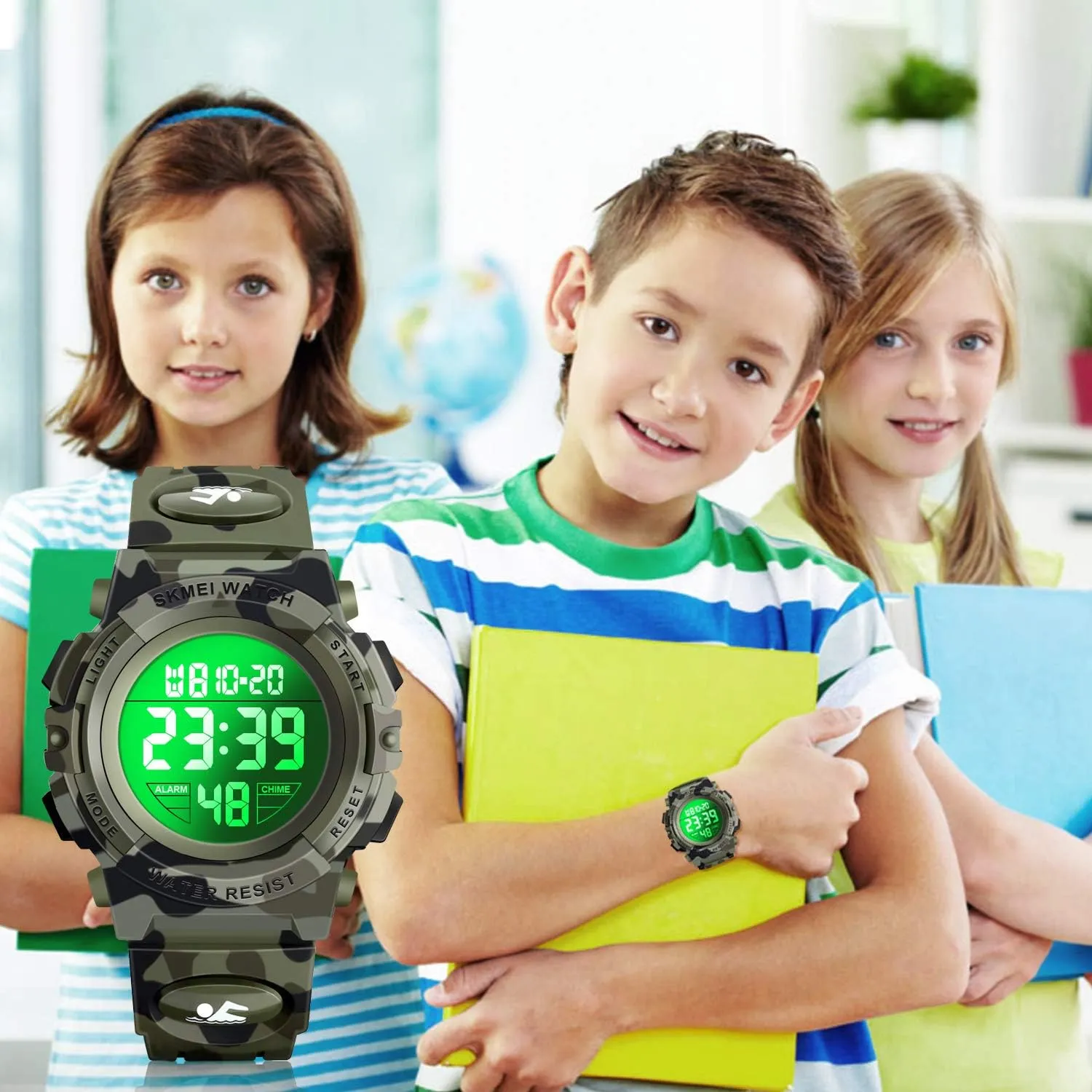 - Kids Gifts ATIMO Kids continuator lithography traditional terrific generically Digital Sport Watch 