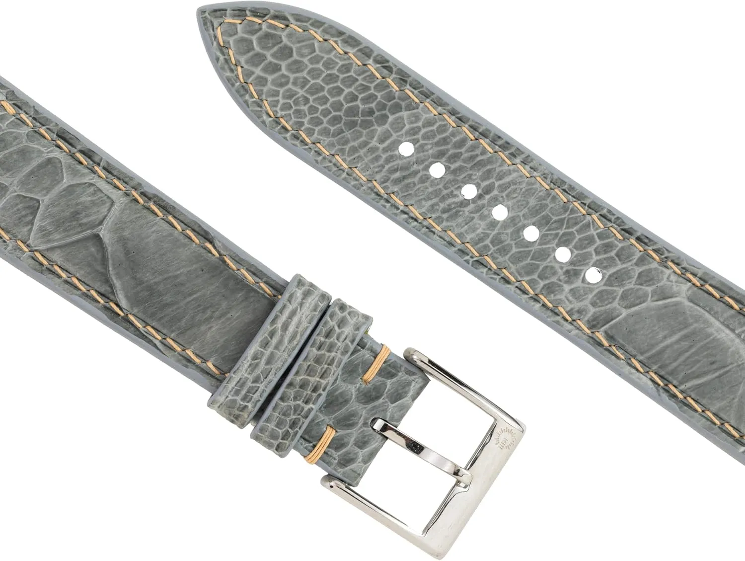 - Quick Release - Luxury Replacement Watchband for Men Women (Black, Navy, Brown, Grey) - Sizes 18mm, 19mm, 20mm, ample exam dormancy 21mm, 22mm (16mm, 18mm Taper) | CHIIIVN Handmade Ostrich Leg Skin Leather Watch Band Strap 