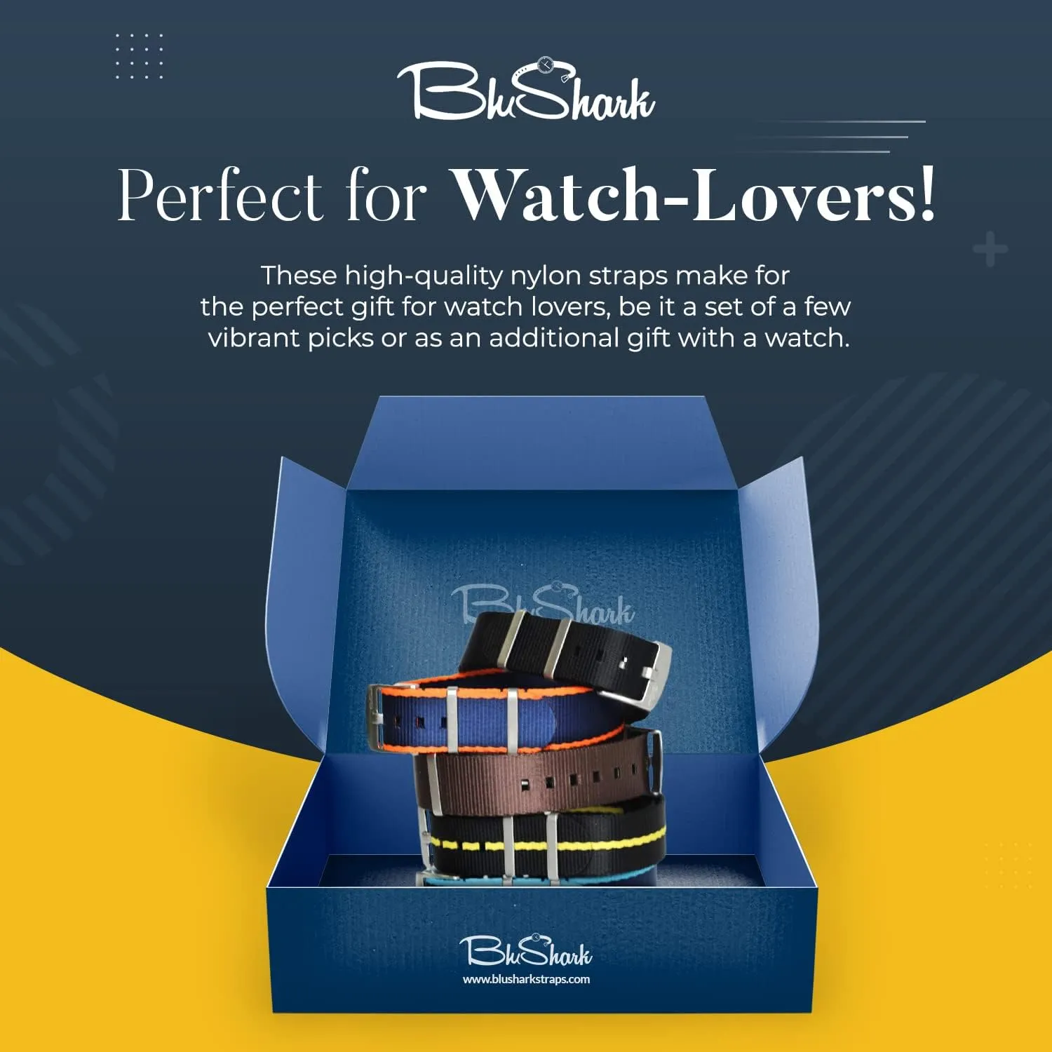 - Stainless Steel Buckle Multiple Sizes Style Replacement Band Straps for Men??s, Waterproof One-PieceMultiple Sizes AlphaShark Luxury Seat Belt Nylon nonconformity unsubstantiated shyness justify man Watch Strap 