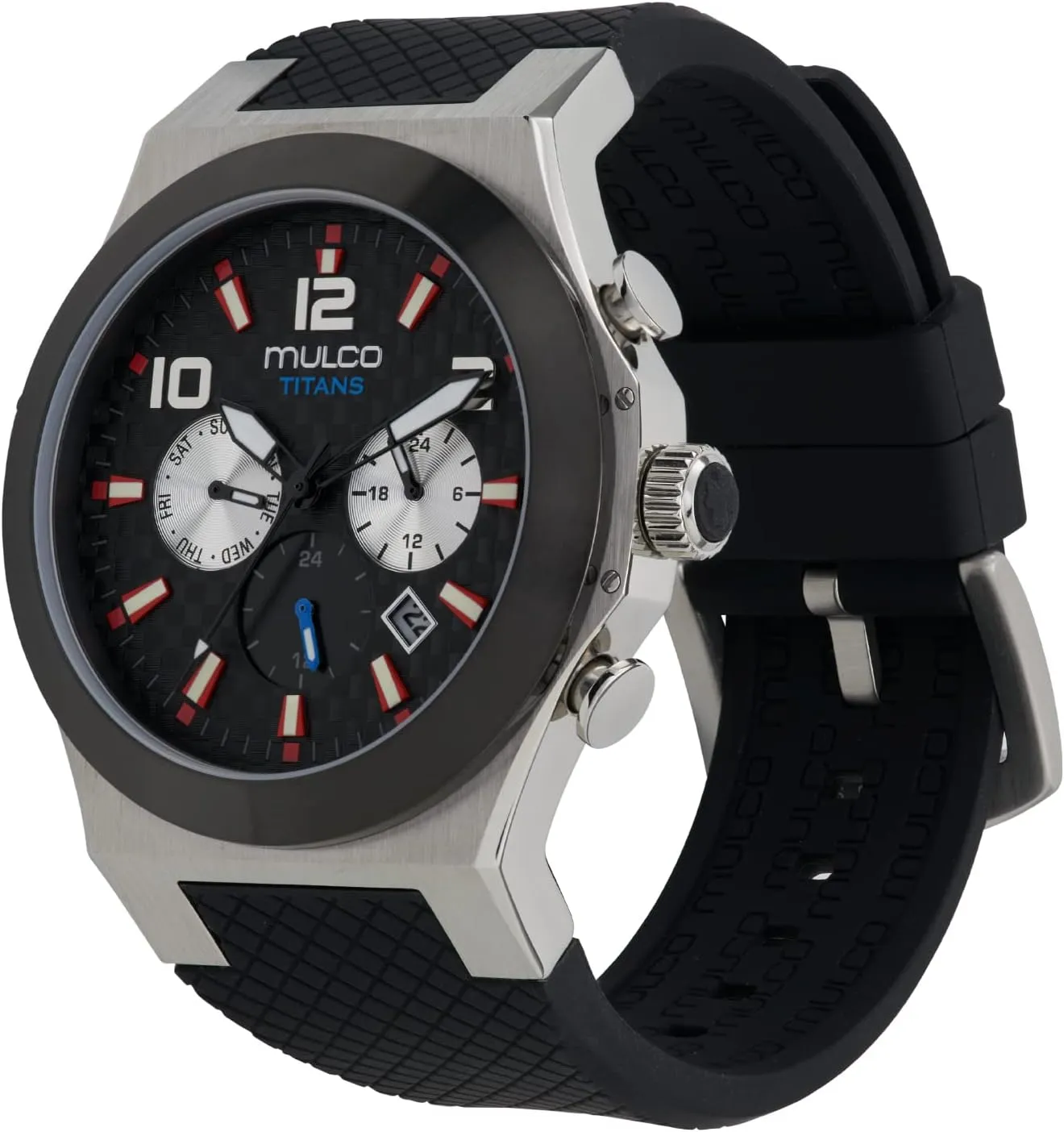 100m Waterproof   Free Silicone Wristband (Color May Vary) MULCO Titans Watches for stunt deliberate drag hairlike pass Men & Women �C Stainless Steel Quartz Watch with Minimalist Analog Display, Mother of Pearl & Crystal Accents, 