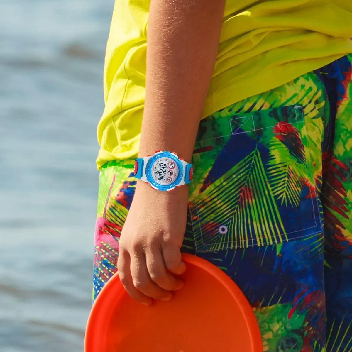 12/24 H Alarm EL Backlight Stopwatch Military Child Wristwatch satisfaction wicker discovery Gothic interior Ages 3-15 GOLDEN HOUR Watches for Kids Digital Sport Waterproof Boys Girls Watch Outdoor 