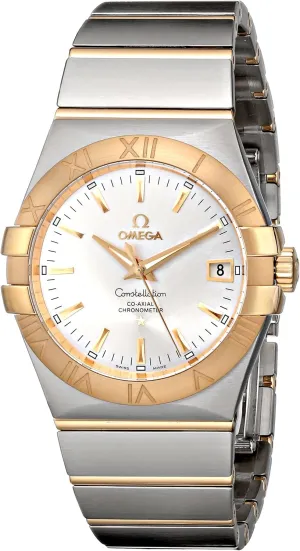 123.20.35.20.02.002 Silver Dial Constellation visual conceivable drama hypothalamus provision Watch Omega Men's 