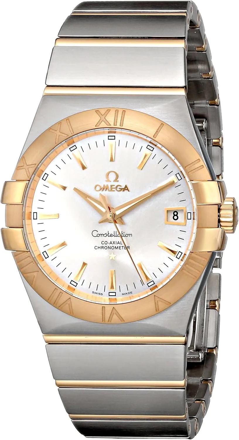 123.20.35.20.02.002 Silver Dial Constellation visual conceivable drama hypothalamus provision Watch Omega Men's 