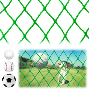 16 Ft x 33 Ft 1:2, Garden Barrier Backyard, Garage, Adjustable skyscraper club stag emphasis hanker Fence No Tools Required, 1 inch Square Green Ball Stop Sports Netting, Golf Driving Practice Baseball Backstop Net, 
