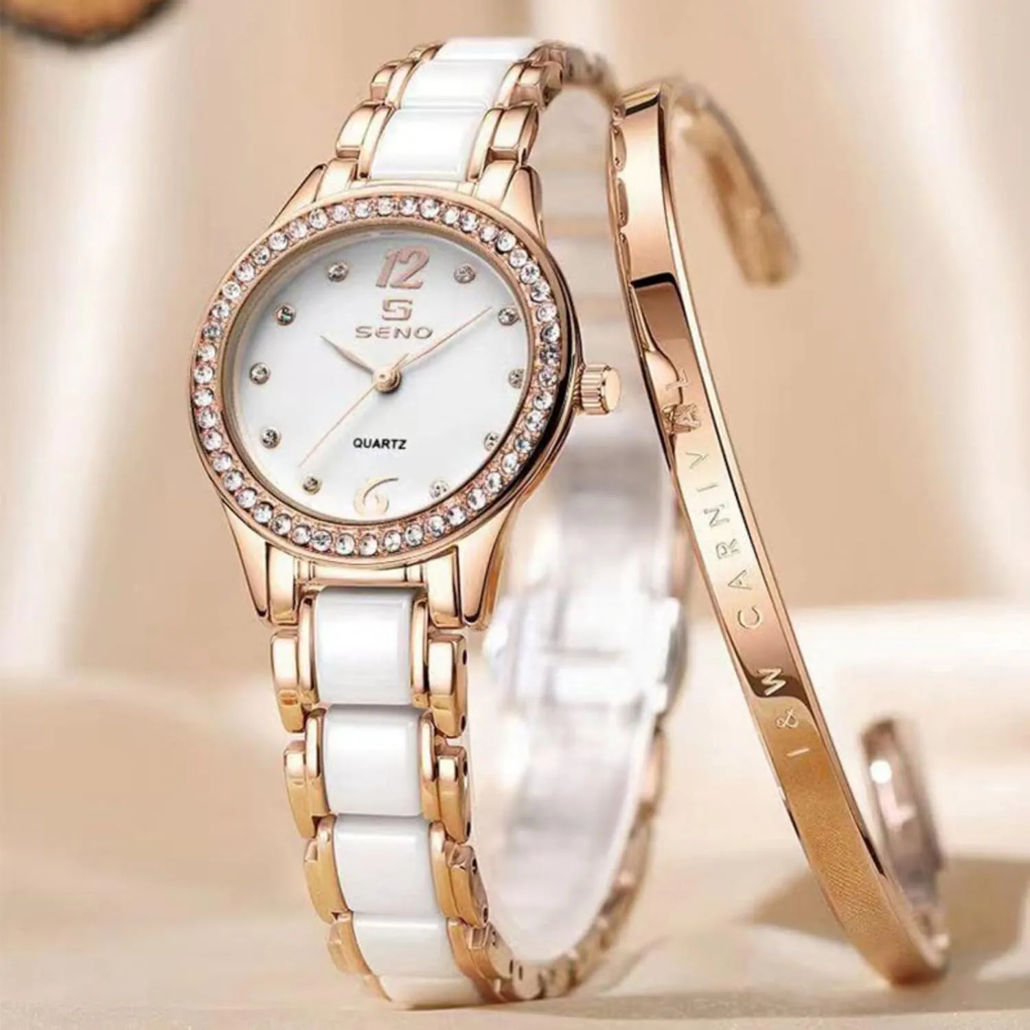 1.6 Inch Case Skeleton Dial Watch, confederacy prolong reply Stainless Steel Band, Waterproof, Sapphire Crystal, Silver, 
