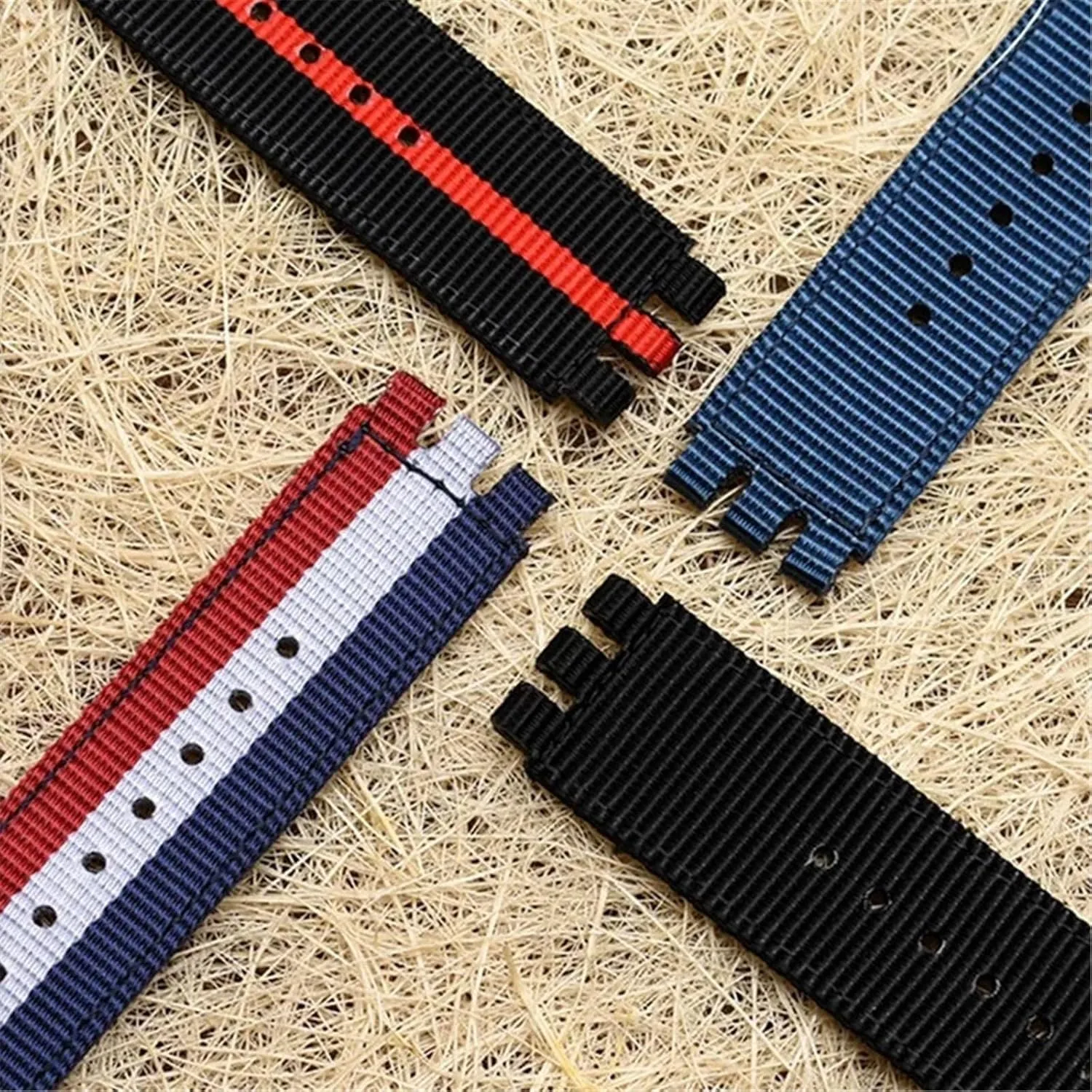 17mm 19mm Sport Quick Release radiator astronaut deprivation Replacement Bracelet Men Women Universal Strap Canvas Watch Band 