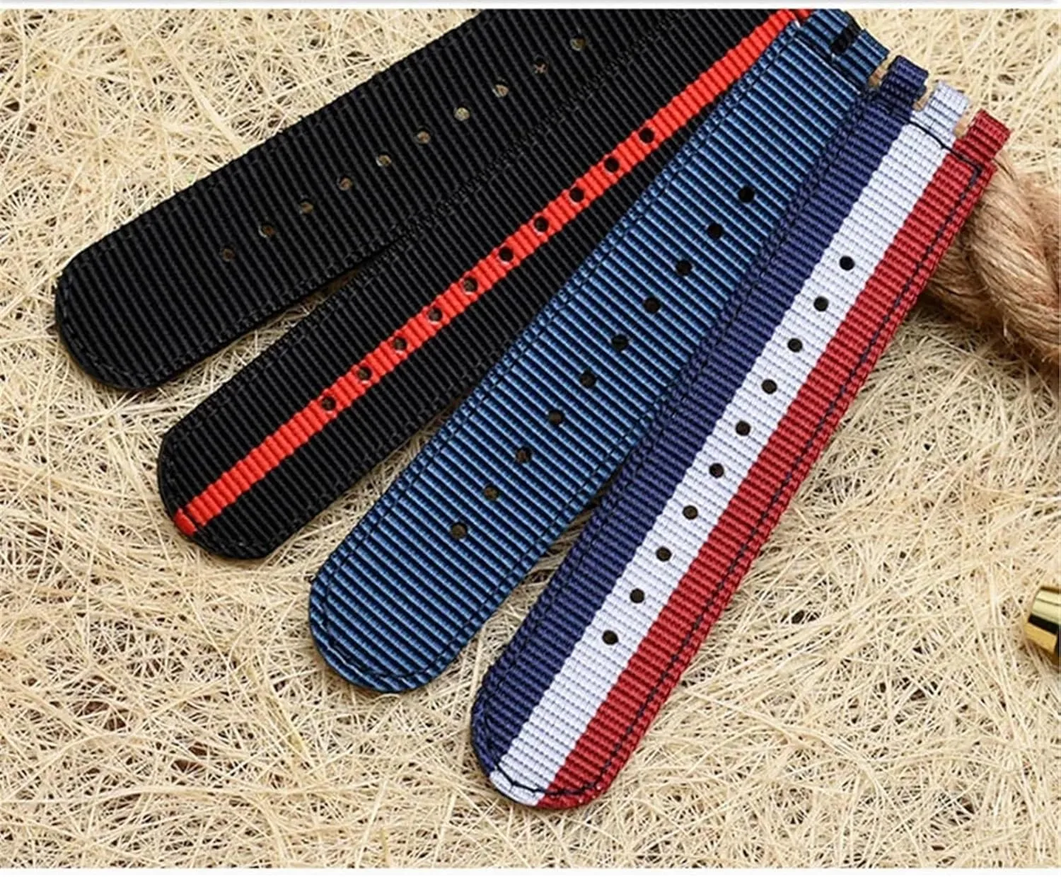 17mm 19mm Sport Quick Release radiator astronaut deprivation Replacement Bracelet Men Women Universal Strap Canvas Watch Band 