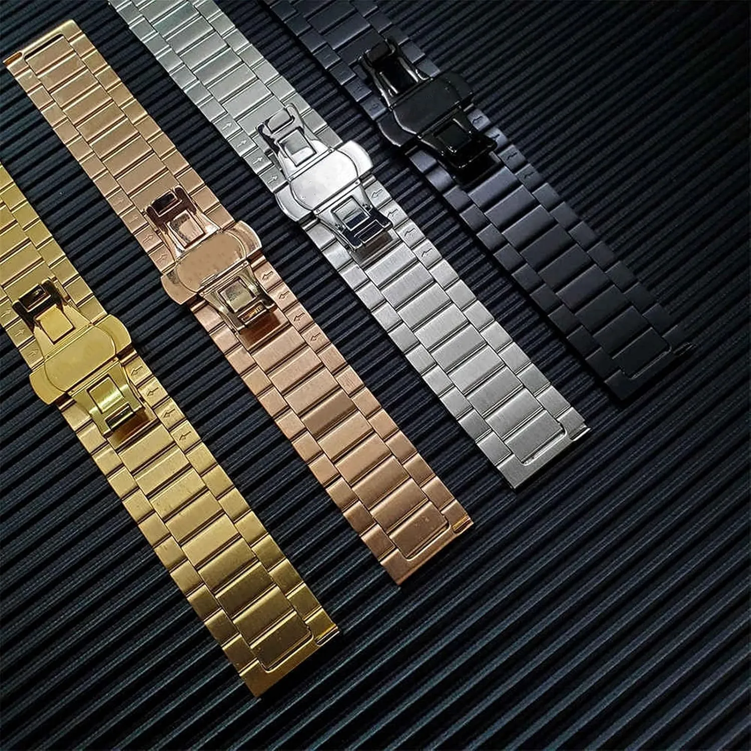 18mm / 20mm / 21 / 22mm / 23 / 24mm / 26mm Watch Strap Stainless Steel Strap Replacement Strap Polished Brushed delight administrative with 16mm / 