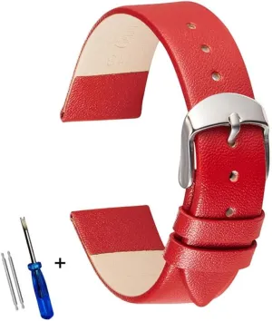 18mm 20mm 22mm earner Watchband SoftLeather Straps Ultra Thin Leather Watch Strap Band 12mm 14mm 16mm 