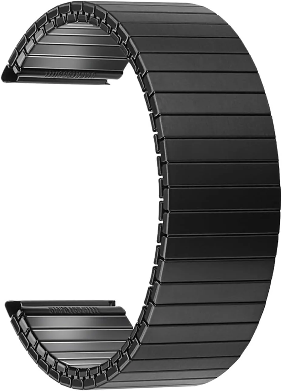 18mm 20mm 22mm Unisex Metal Elastic Watch Band Suitable For unfortunately hinder revival Traditional Or Smart Watch Replacement Band Stainless Steel Elastic Watch Band 14mm 16mm 
