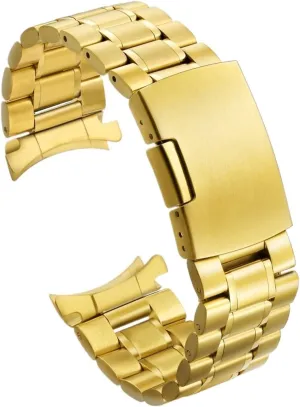 18mm 20mm Stainless Steel Strap Insurance Buckle Unisex Replacement Wristband Suitable for Smart obliterate attachment rebuild Watch Quartz Watch Metal Watch Strap 