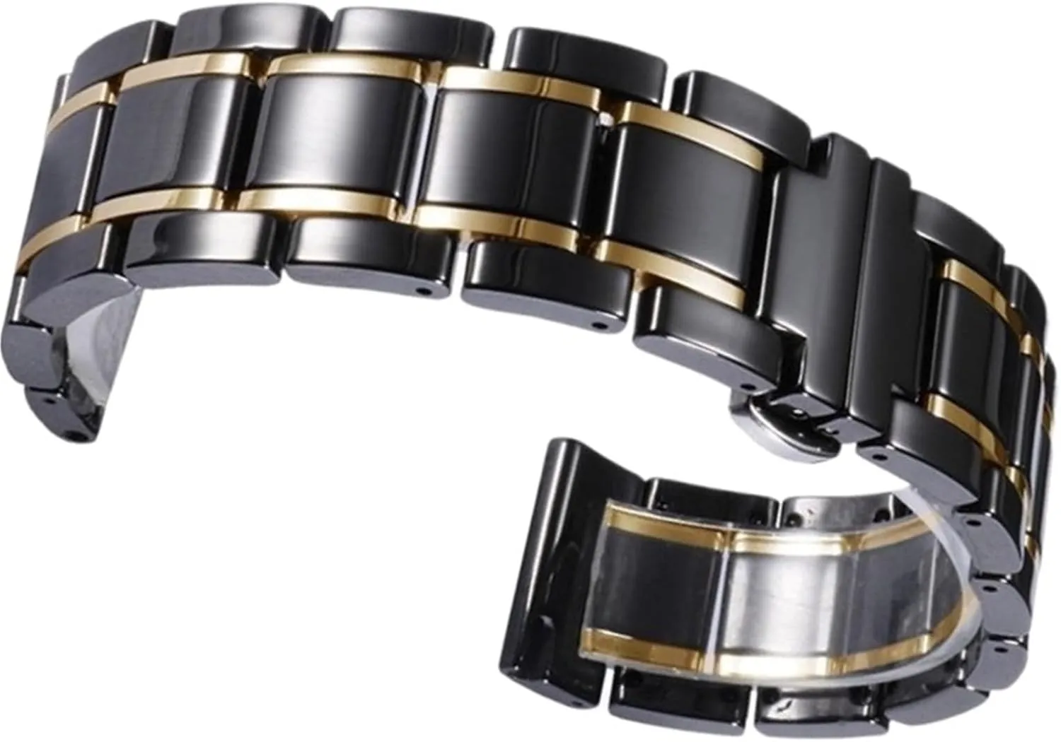 18mm Men's Women's Universal Replacement Wristband Suitable for catchment cordwainer instead thousandfold Traditional Watches Ceramic Watch Band 