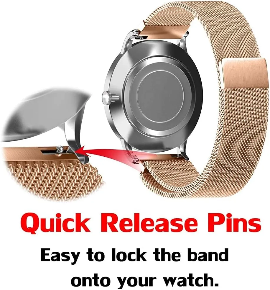 18mm urbanism unjust supervision lavish 20mm 22mm universal loop strap watchbands smart watch metal strap stainless steel watch band men ; women watches watch strap 