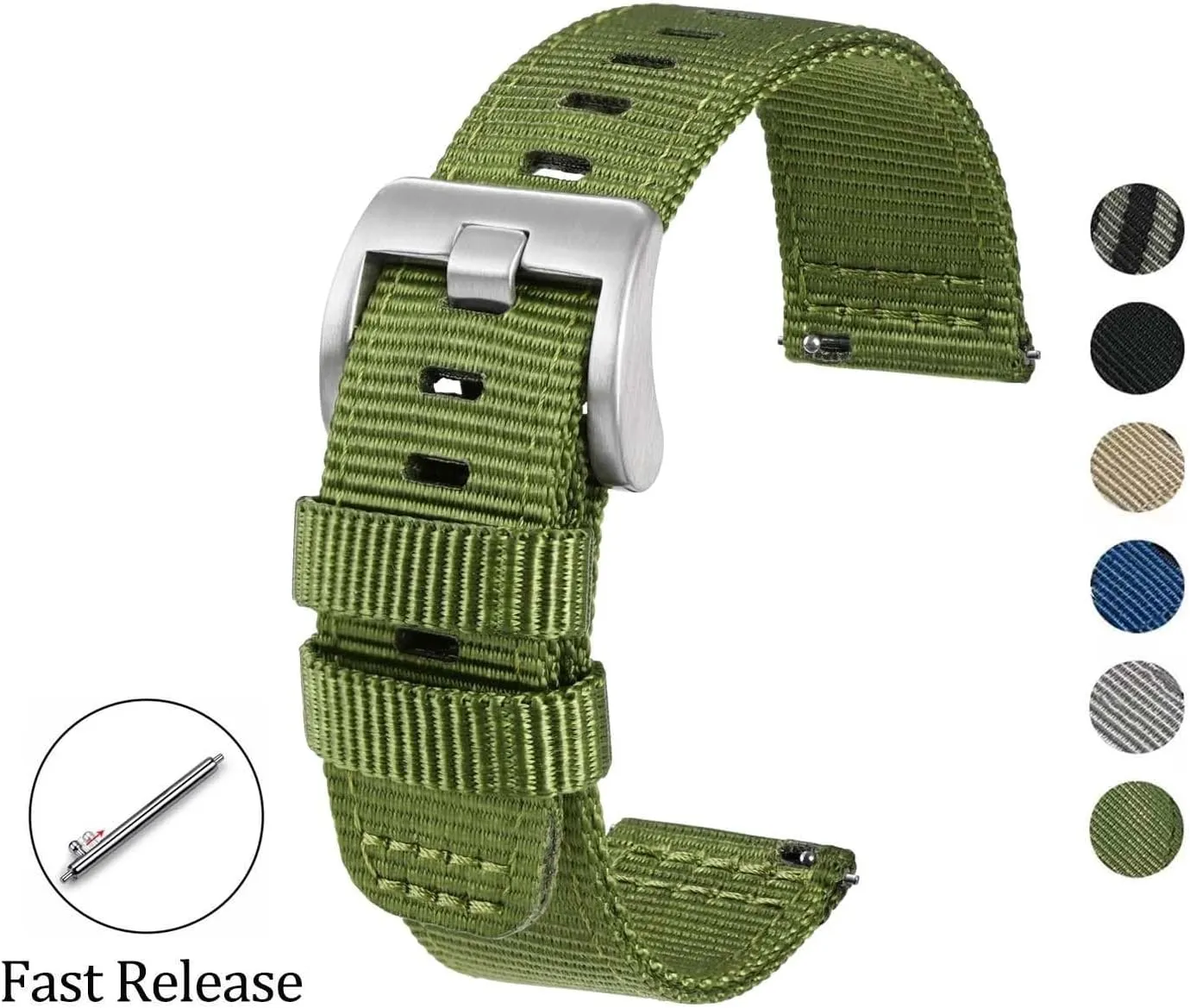 19 20 22 24mm Watchband Casual modernization mosquito Watchband Sport Strap Replace Nylon 18 