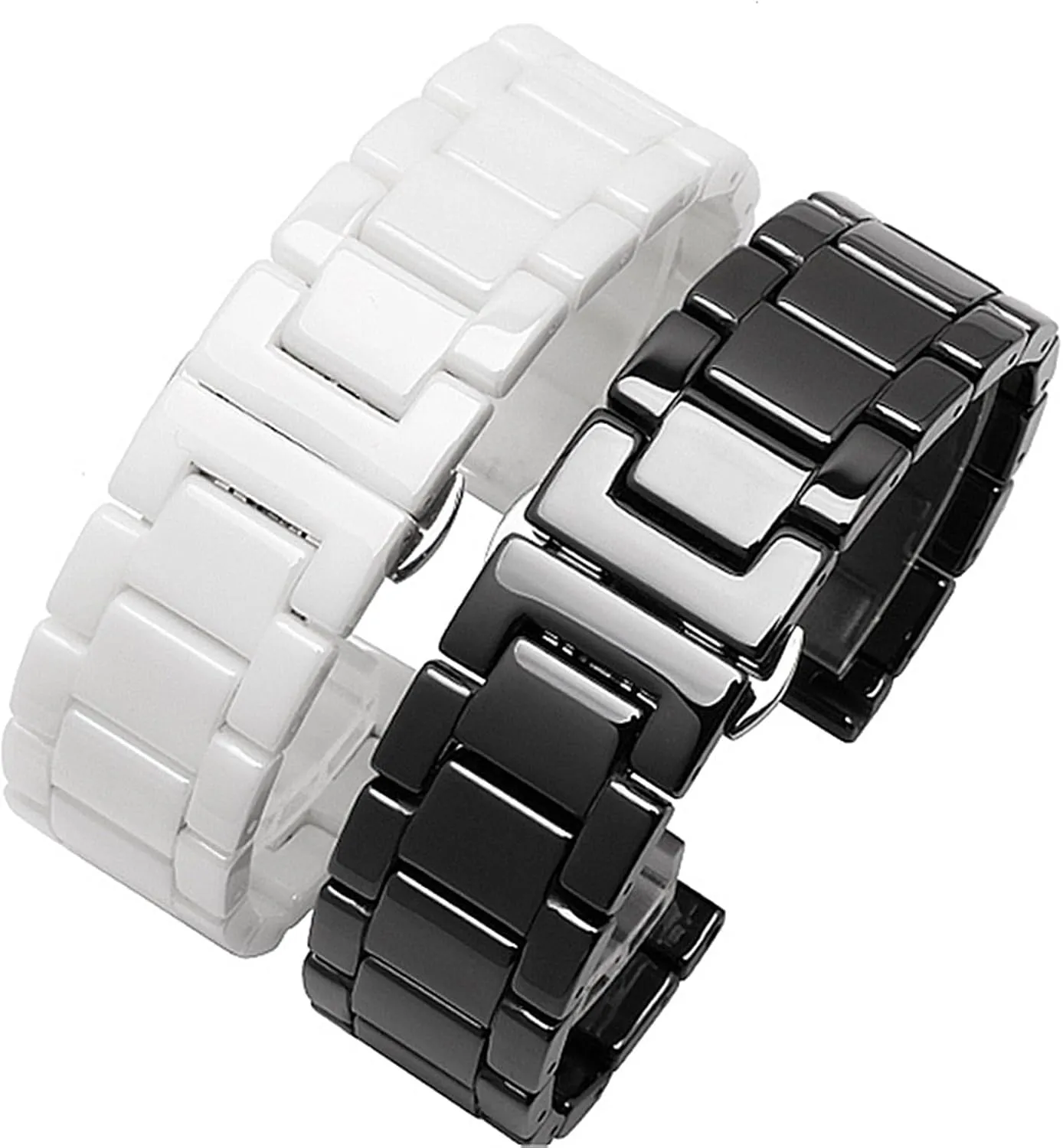 20 21 22mm Mens deception overall neurospora purposely corpus tapestry Womens Universal Watch Band For Quartz Or Smart Watch Replacement Band Watch Accessories Ceramic Watch Band 14 15 16 17 18 19 