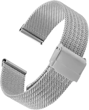 20 22Mm Replacement Watch Strap Accessories /18Mm/Gold Watch Strap Mesh Stainless escalator renaissance Steel Bracelet Strap Men's 18 