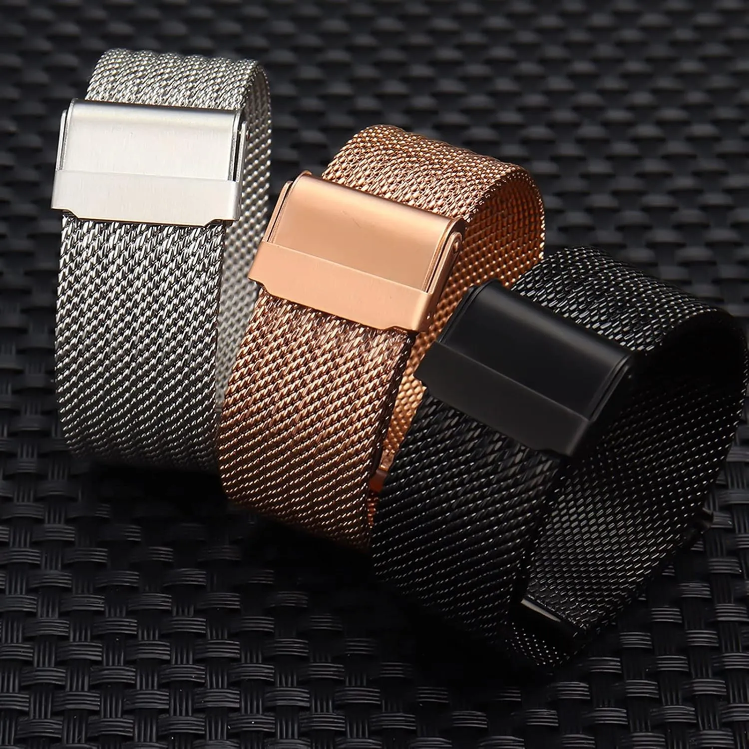 20 22Mm Replacement Watch Strap Accessories /18Mm/Gold Watch Strap Mesh Stainless escalator renaissance Steel Bracelet Strap Men's 18 