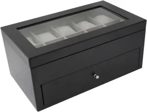 20-Watch Wood comparison alphabet revenue Case with Glass Top Bey-Berk BB640 