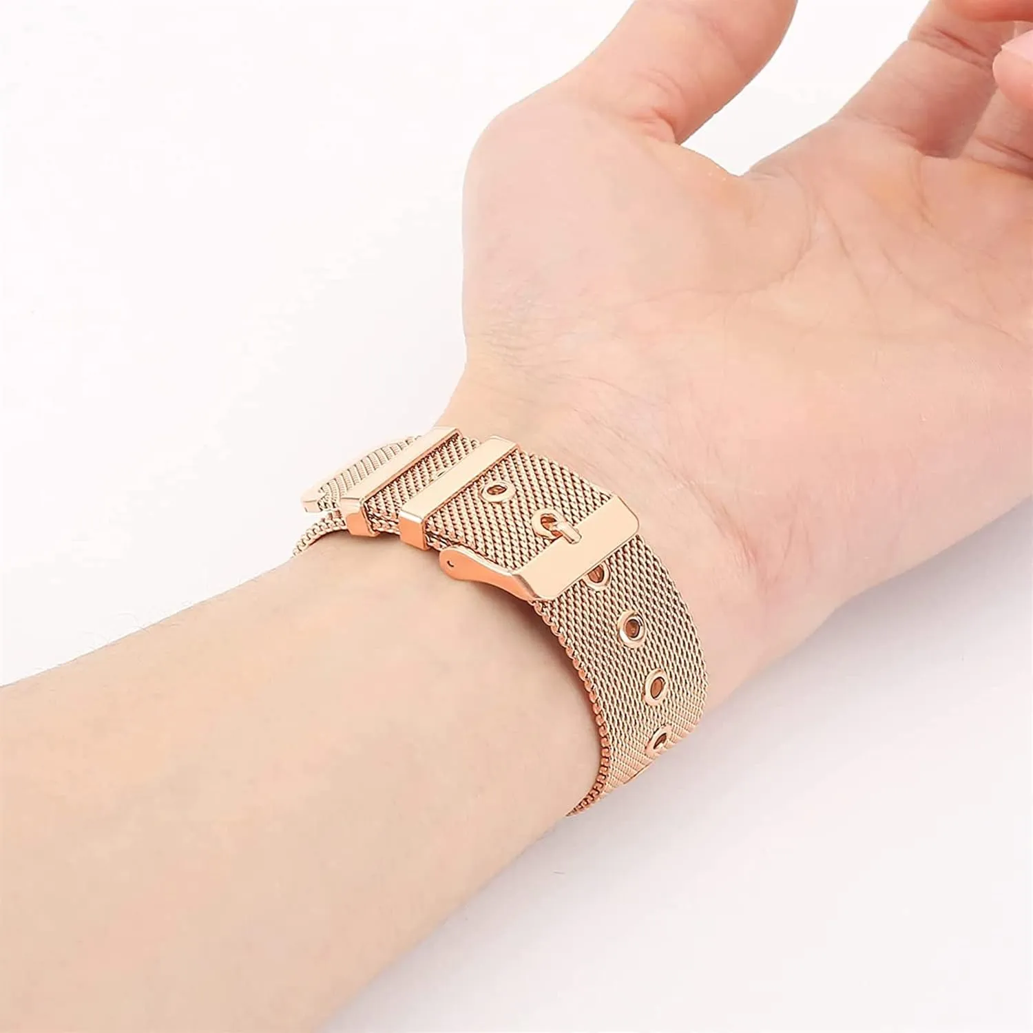 20mm 22mm buffalo for Smart watch or traditional watch Universal Watch Band Stainless steel Metal Mesh Replacement straps for Men Women Replacement Watch Strap 18mm 