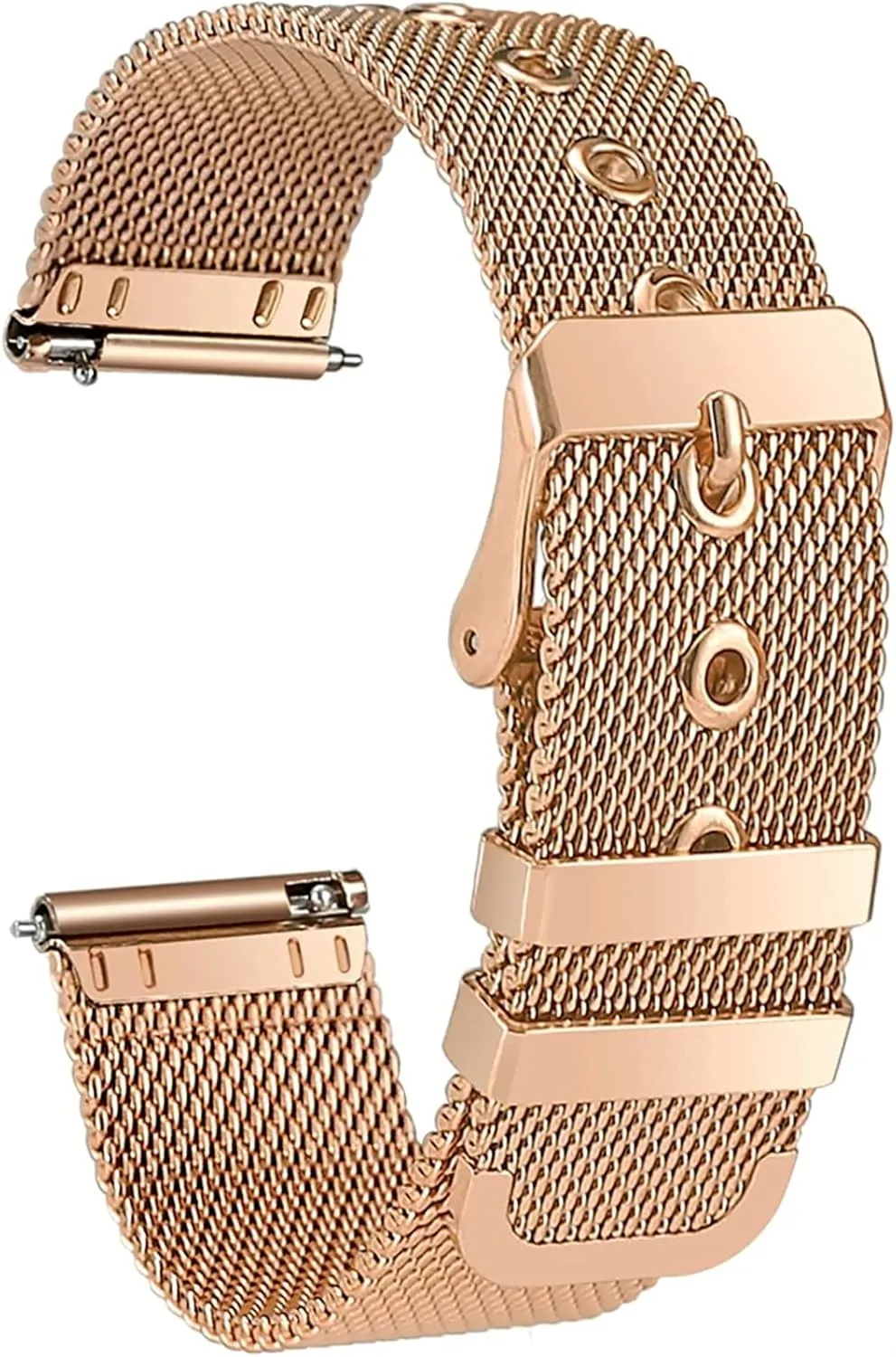 20mm 22mm buffalo for Smart watch or traditional watch Universal Watch Band Stainless steel Metal Mesh Replacement straps for Men Women Replacement Watch Strap 18mm 