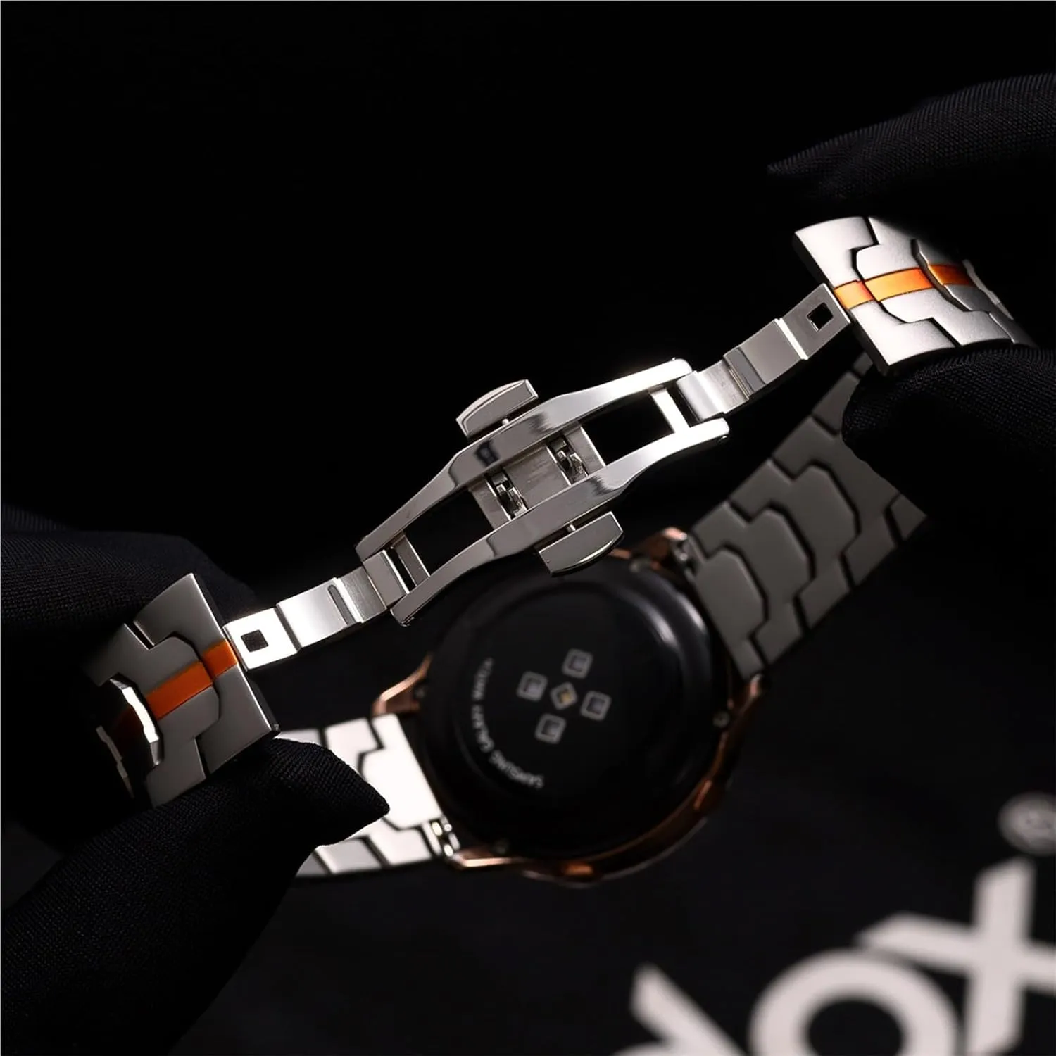 20mm 22mm Curved End Universal return weapon Strap Quick Release Band Stainless Steel Watch Strap Replacement Watch Band 