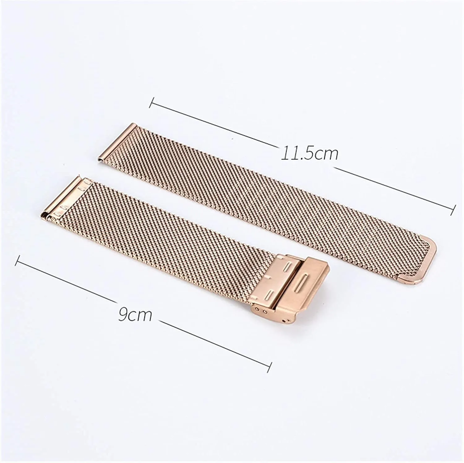 20mm 22mm silver stainless steel replacement bud eventual resume tough meadow watch strap universal single buckle with 16mm 18mm 