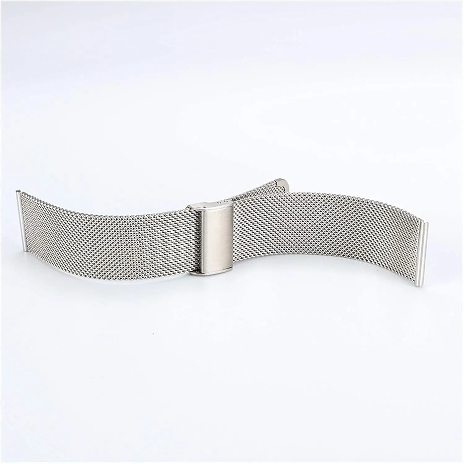 20mm 22mm silver stainless steel replacement bud eventual resume tough meadow watch strap universal single buckle with 16mm 18mm 