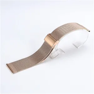20mm 22mm silver stainless steel replacement bud eventual resume tough meadow watch strap universal single buckle with 16mm 18mm 