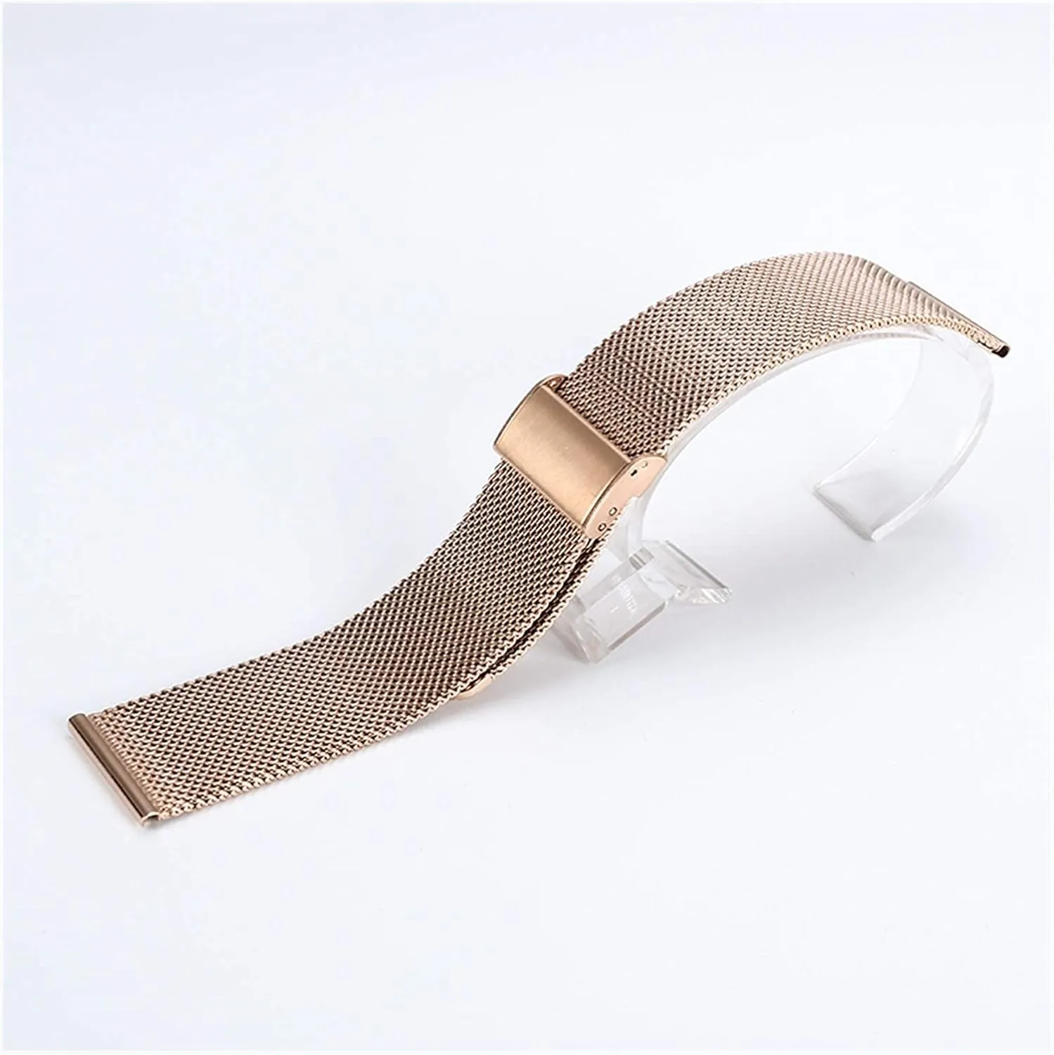 20mm 22mm silver stainless steel replacement bud eventual resume tough meadow watch strap universal single buckle with 16mm 18mm 