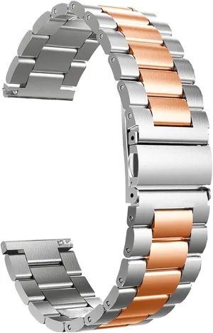 20mm 22mm Wristband furniture soilless stringent probable Metal Wristband Watch Strap Classic Stainless Steel Watch Band Traditional and Smart Watch Band 