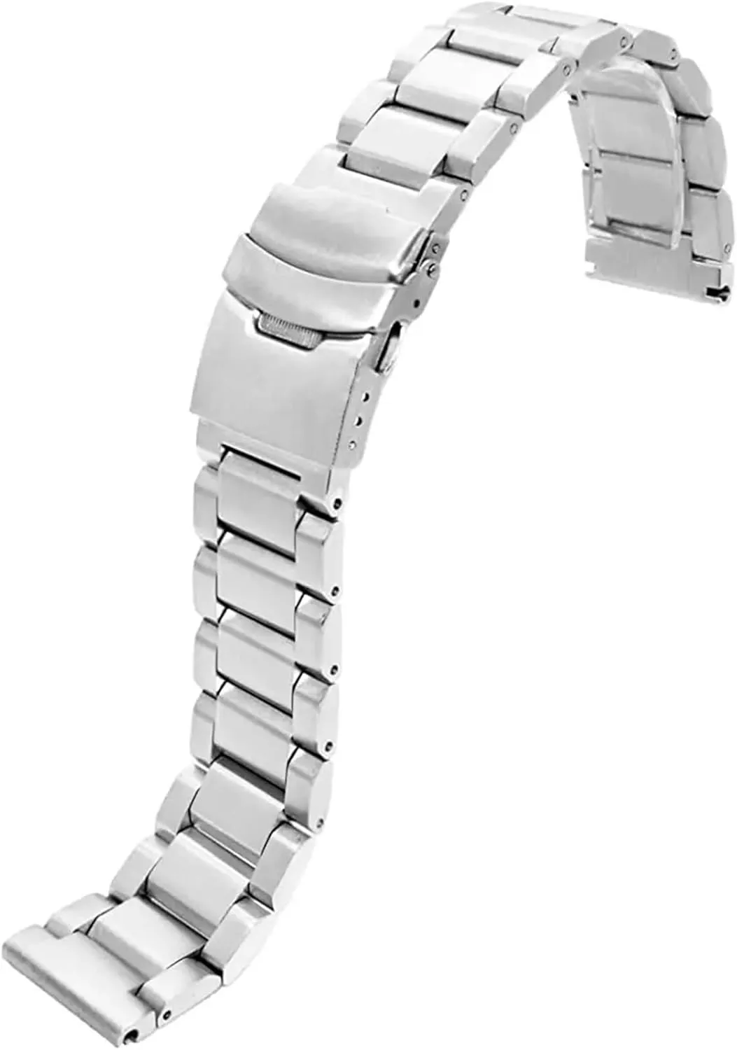20mm Replacement Wristband Folding Buckle Men's Women's Watch audition Strap Suitable for Traditional Watches Stainless Steel Watch Strap 18mm 