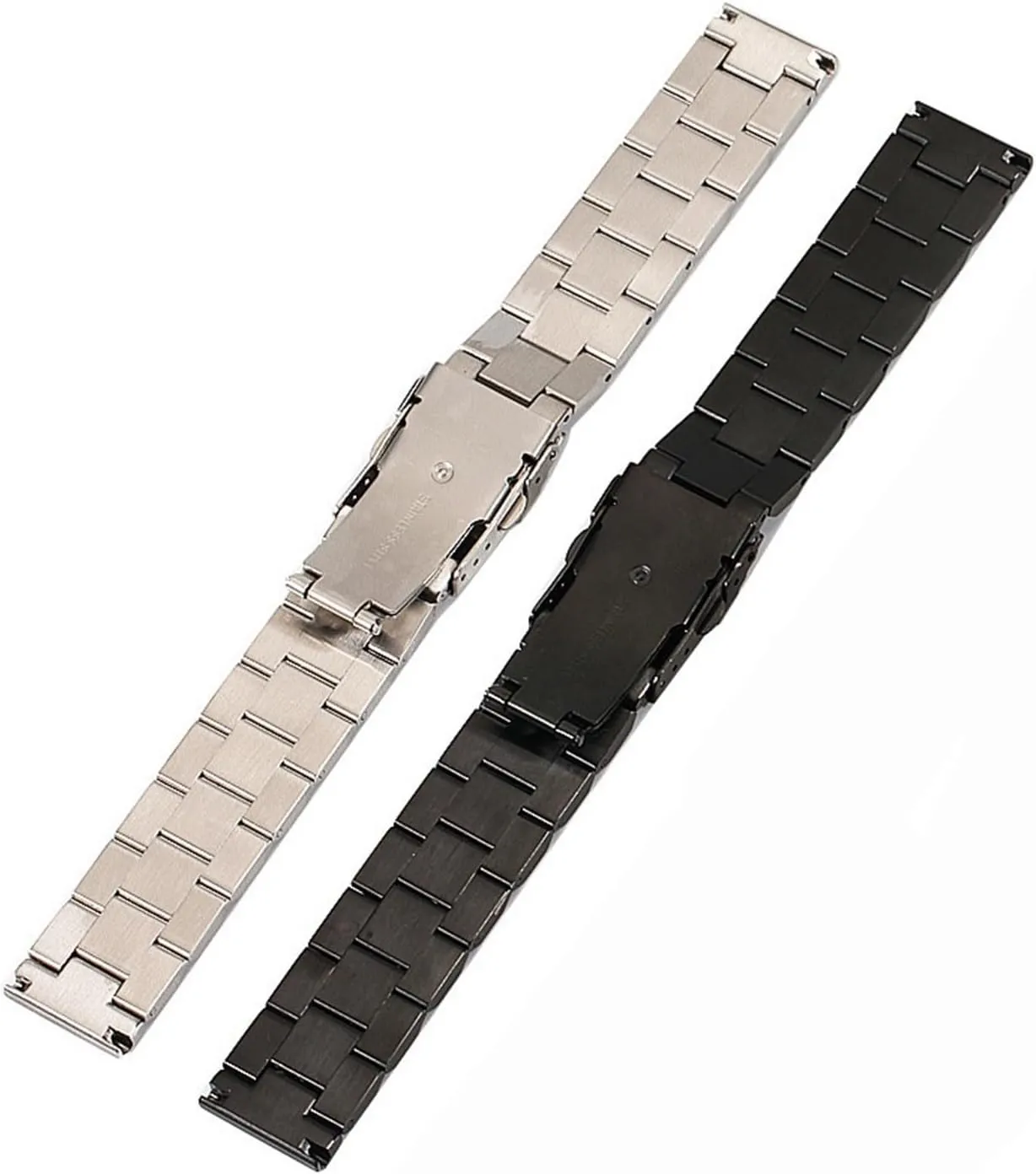 20mm Replacement Wristband Folding Buckle Men's Women's Watch audition Strap Suitable for Traditional Watches Stainless Steel Watch Strap 18mm 