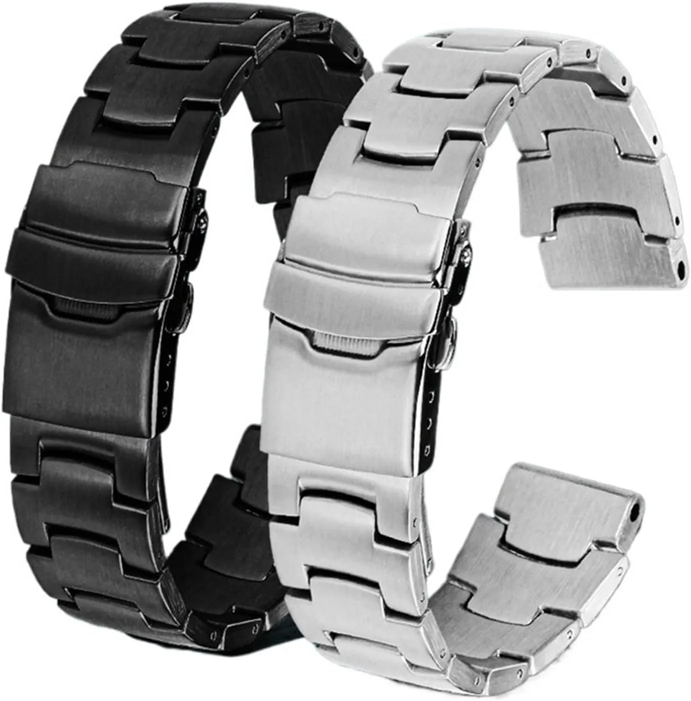 20mm Replacement Wristband Folding Buckle Men's Women's Watch audition Strap Suitable for Traditional Watches Stainless Steel Watch Strap 18mm 