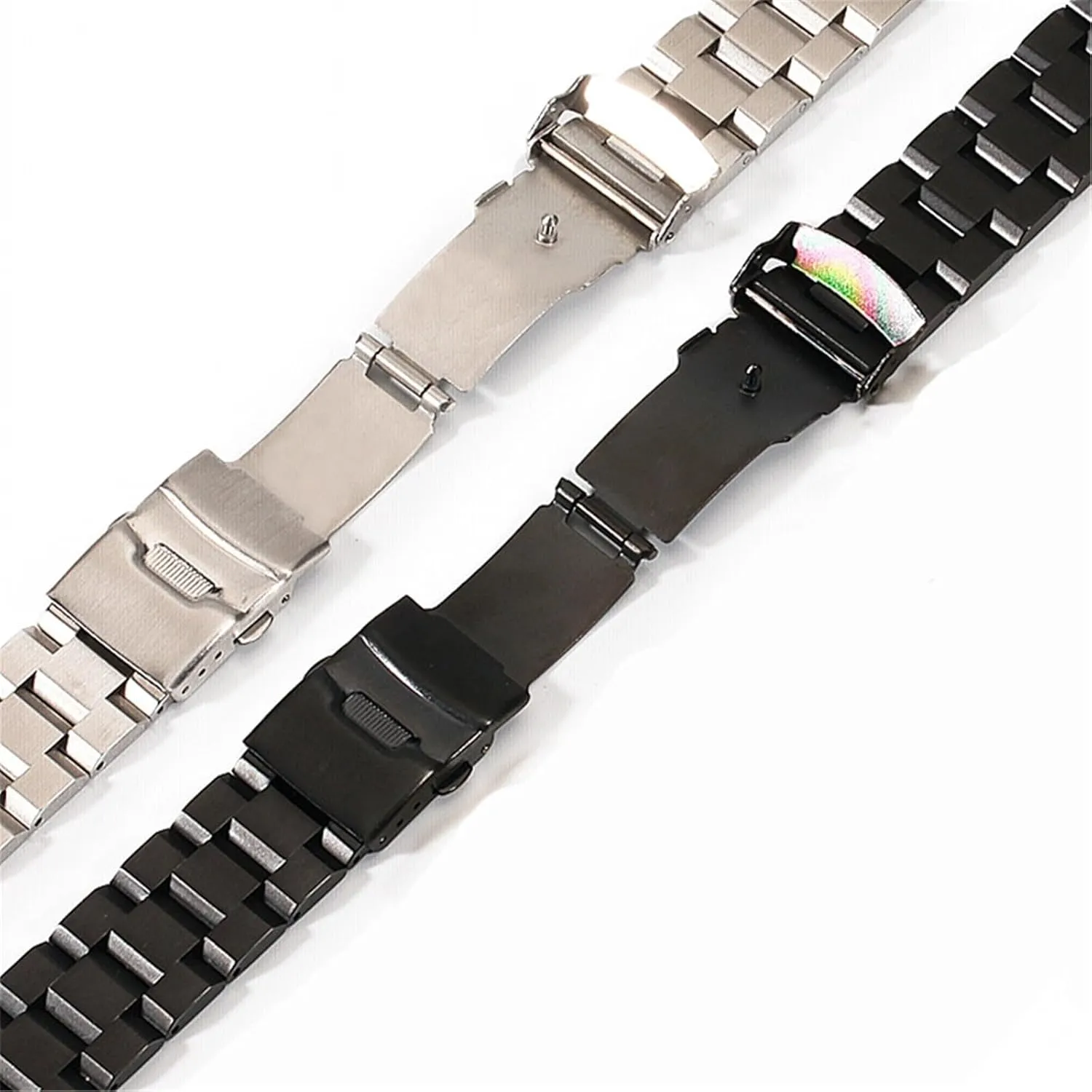 20mm Replacement Wristband Folding Buckle Men's Women's Watch audition Strap Suitable for Traditional Watches Stainless Steel Watch Strap 18mm 