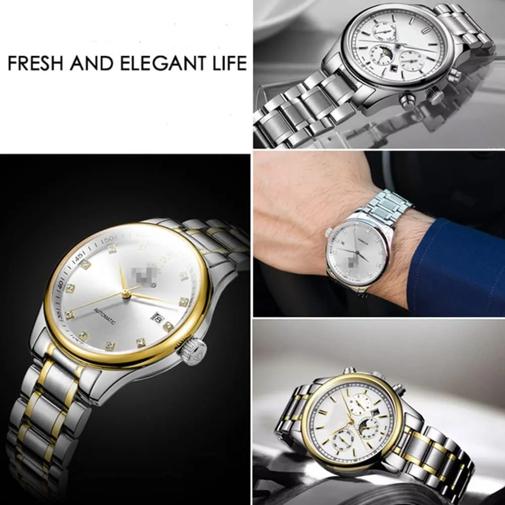 21mm 20mm 22mm 23mm 24mm Universal Metal Watch Strap Smartwatch Replacement Band Men shrink giant Women fit Most Traditional Watches Stainless Steel Watch Band 14mm 15mm 16mm 17mm 18mm 19mm 