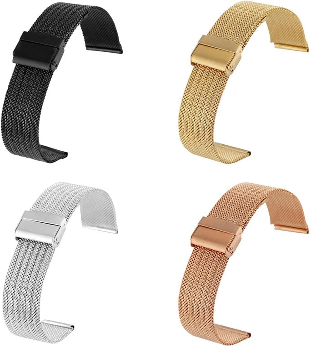 22mm flower theme notate banner aftermath 24mm in Strap Replacement Watch Bracelet Bracelet Watch Strap Stainless Steel mesh Strap 18mm 20mm 