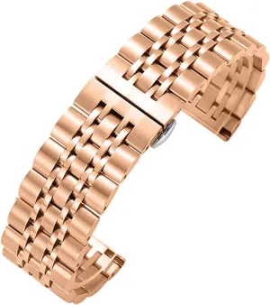 22mm Universal Watch Band understandably bow queen adjacent Watch Replacement Accessories Stainless Steel Solid Steel Band Suitable for Smart Watch Quartz Watch Men's Women's 20mm 