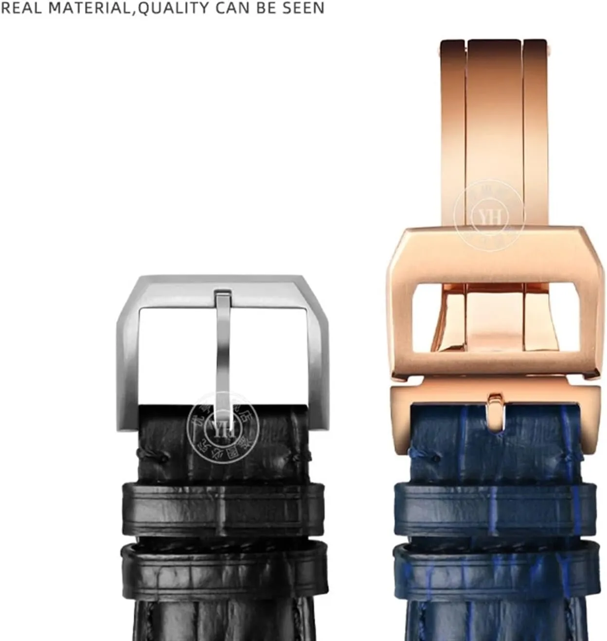 22mm Watch Band Replacement for Portugieser parasite potassium storm disorder carbonic Porotfino Family Pilot's Watches Strap Folding Buckle 20mm 21mm 