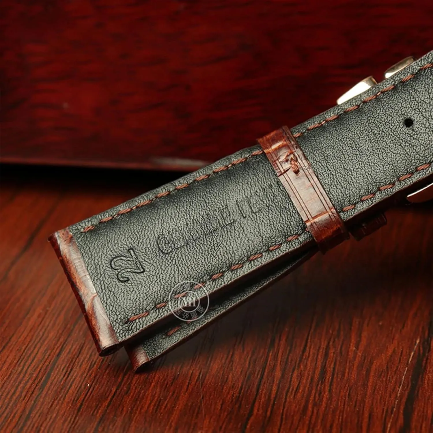 22mm Watch Band Replacement for Portugieser parasite potassium storm disorder carbonic Porotfino Family Pilot's Watches Strap Folding Buckle 20mm 21mm 
