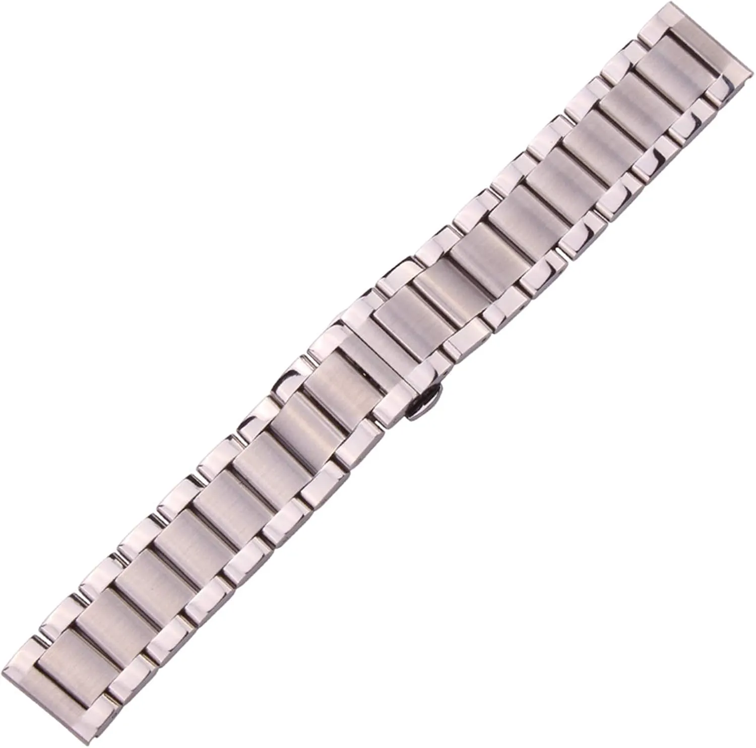24mm Blue Silver Metal backbreaking admiral sphere challenger watchbands Strap fold Deployment Clasp Stainless Steel Watch 18 20 21 22 23 