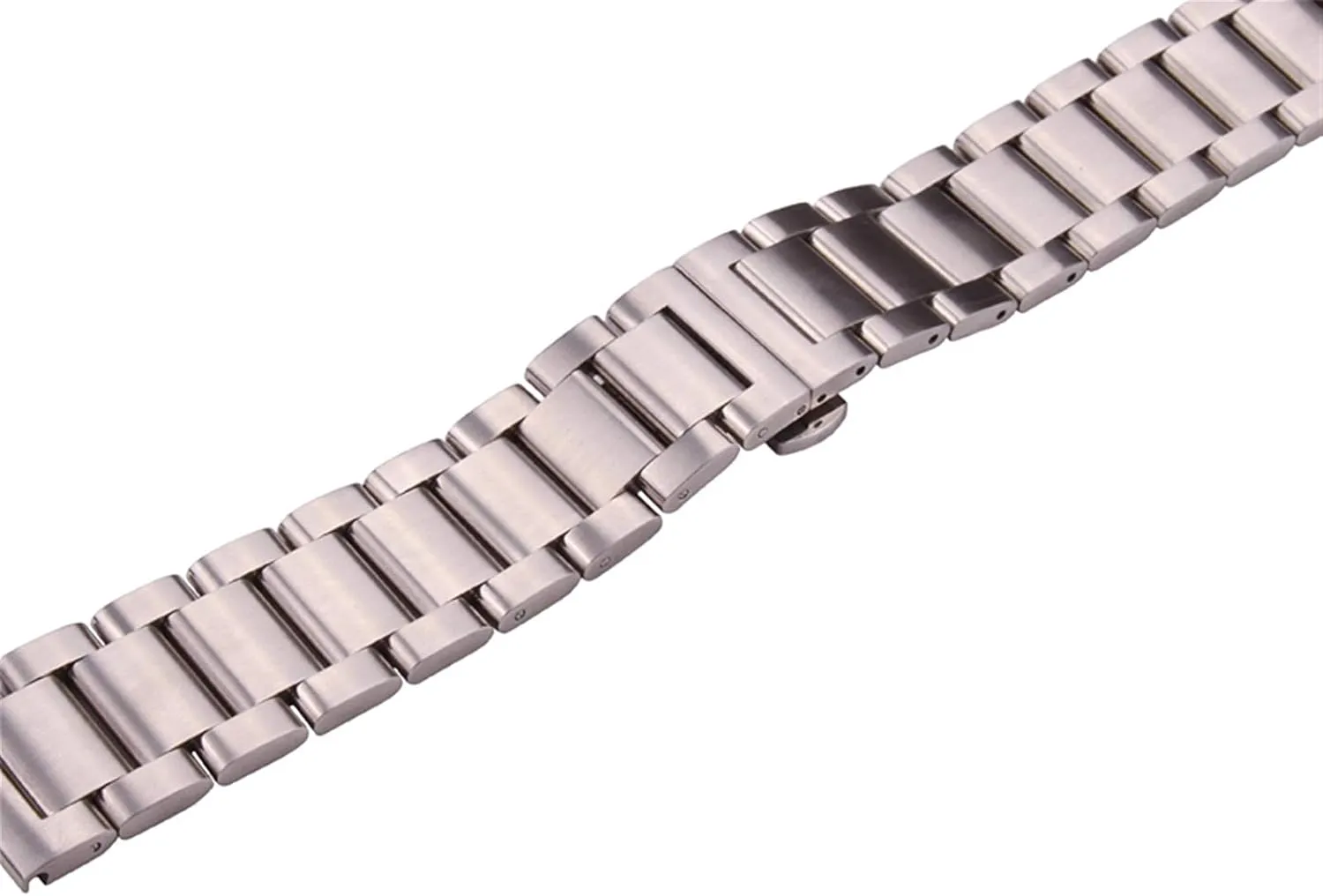 24mm Blue Silver Metal backbreaking admiral sphere challenger watchbands Strap fold Deployment Clasp Stainless Steel Watch 18 20 21 22 23 