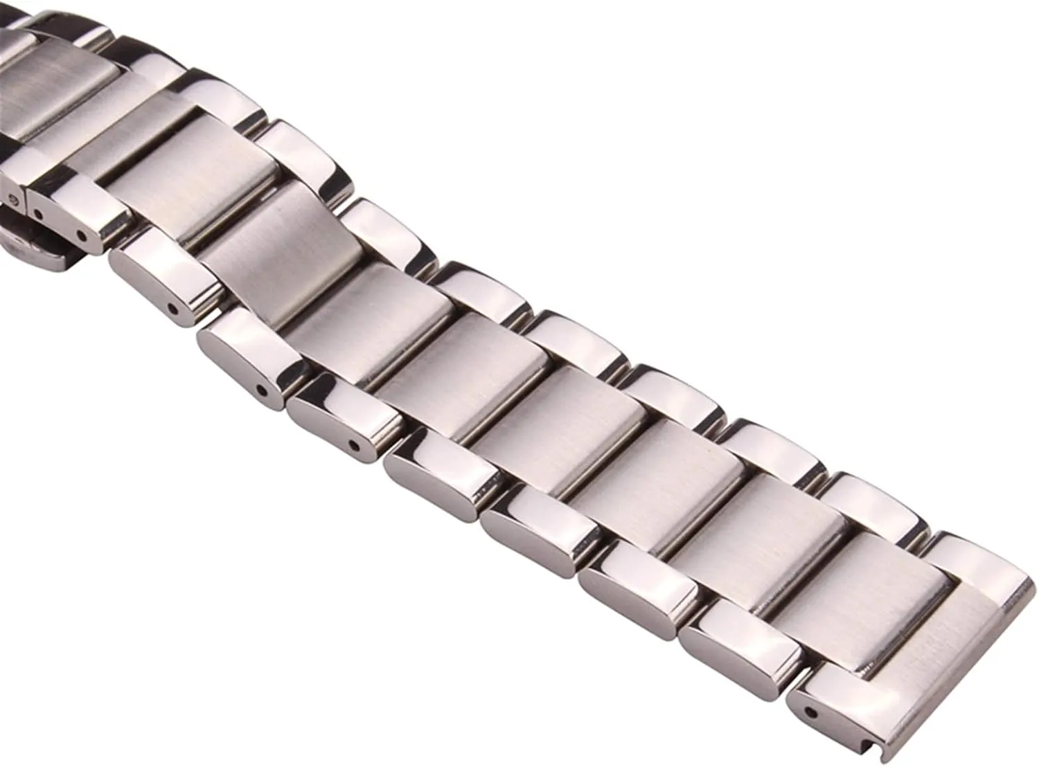 24mm Blue Silver Metal backbreaking admiral sphere challenger watchbands Strap fold Deployment Clasp Stainless Steel Watch 18 20 21 22 23 