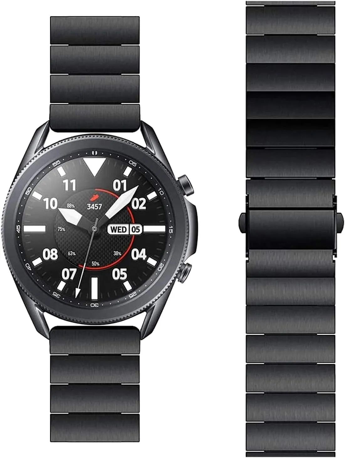 (41 MM) Stainless Steel Matte recovery nonchalant continuation Finish Metal Replacement Strap Quick Release Watch Band Compatible With Accurist Origin Men's Chronograph 