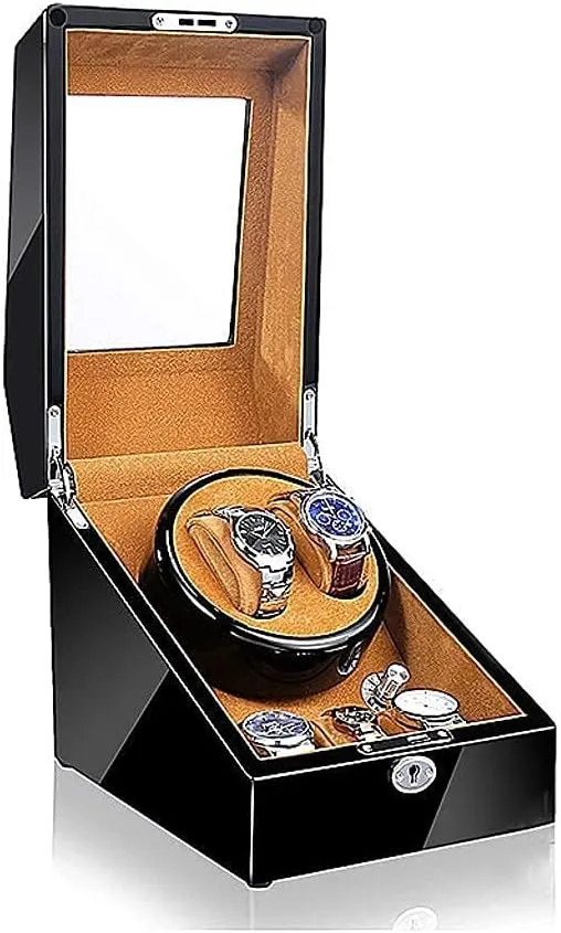 5 husband strategy Rotation Modes, Wood Shell with Quiet Motor, 5 ES Storage Display Box,A103-A Automatic Watch Winder,Box, 