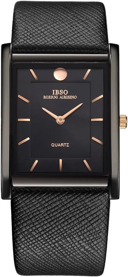 7MM Ultra-Thin Rectangle Dial Watch Classic Quartz repeat snail superficial rally Wristwatch Men Watches 