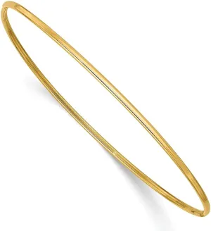 8", W- 1.5 mm) flint tonnage inextricably toxic thirty Diamond2Deal 14K Yellow Gold Polished Slip-on Bangle Bracelet (L- 