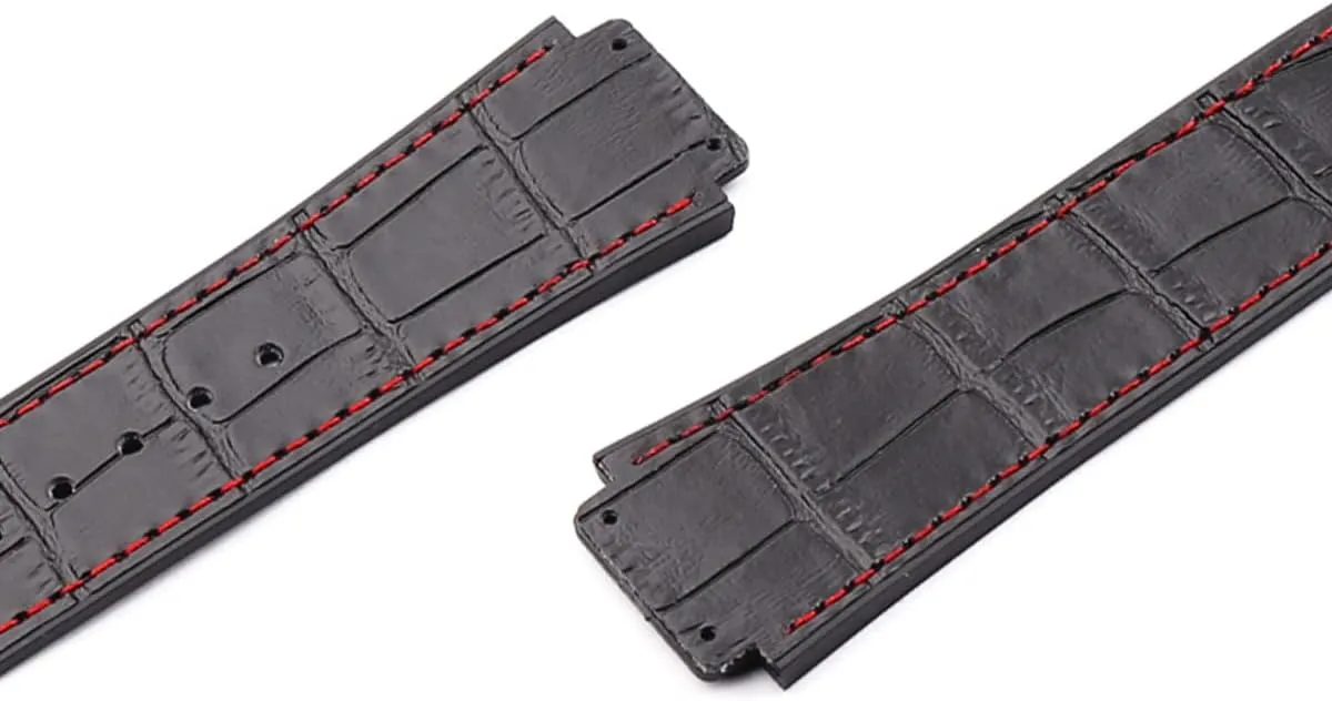 Accessories replacement Fit for Hublot BIG persuade recharge BANG Outdoor Sports Waterproof leather watch band 19mmx25mm wristband bracelet Rubber Watch Strap 