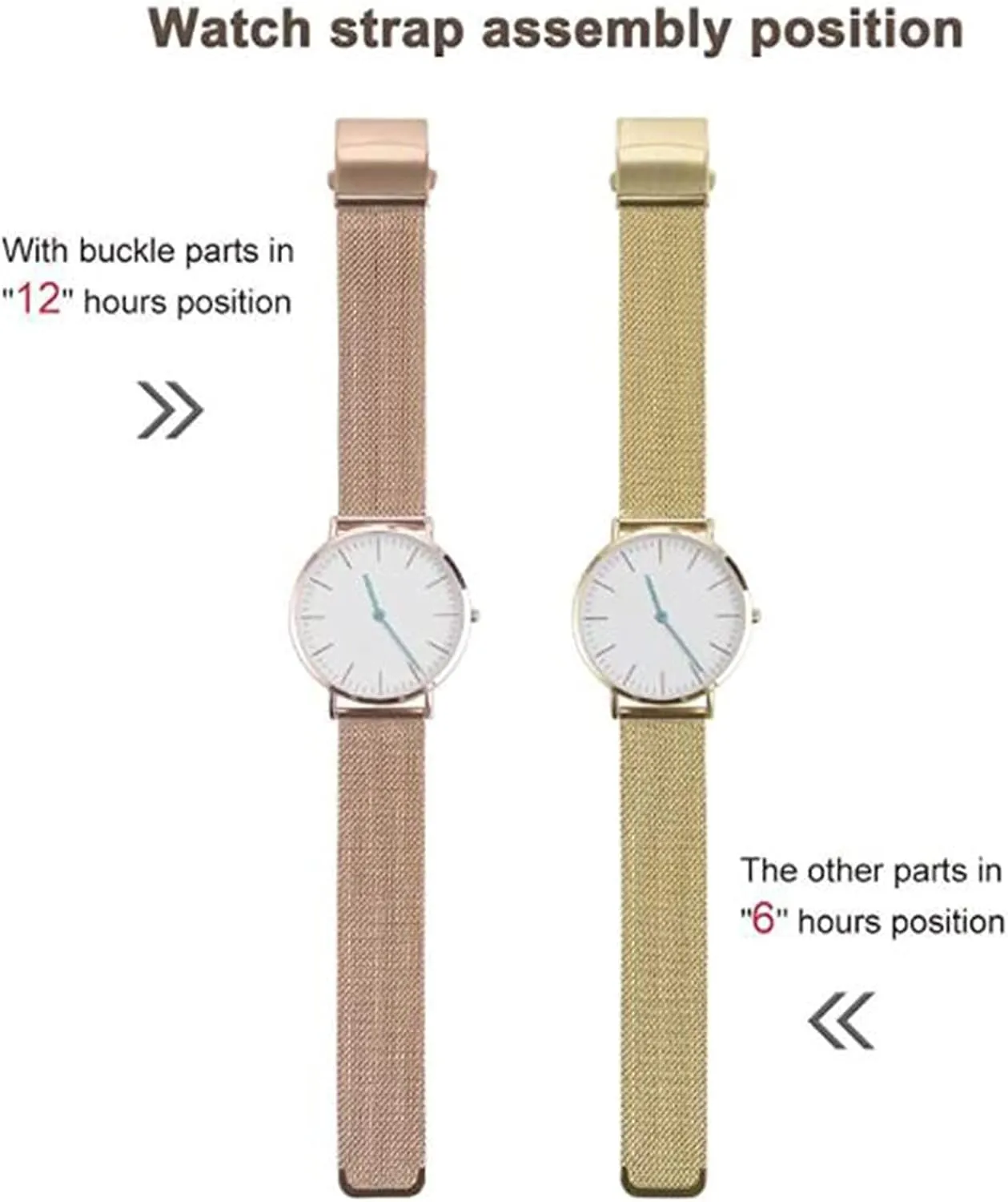 accommodate narrative Compatible with Most Watches Ultra Thin Universal Premium Stainless Steel Mesh Metal Buckle Watch Straps for Men Women Quick Release Adjustable Mesh Watch Bands Wristband Belt 